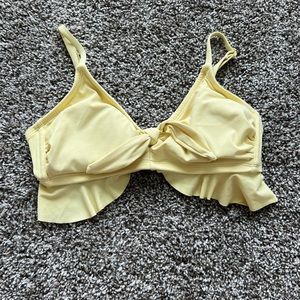 Yellow bikini top